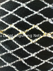 China Square Mesh Knotless Fishing Net With PE Yarn And PET Multi-Filament Yarn supplier