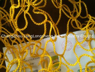 China Yellow HDPE Monofilament Fishing Nets PES Yarn For Trawl / Purse Seine Nets supplier