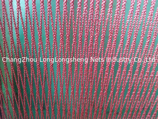 China Knotted Sea HDPE Fishing Nets Red Light PE For Fish Catching supplier