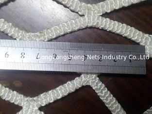 China Commercial Knotless Sea Fishing Nets PE Rope With 10m to 100m Length supplier