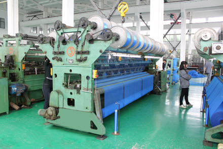 260 inches of electronic let-off single needle-bar knitting machine