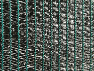 Construction Safety Sun Shade Net In Black / Green / Yellow , 1m - 12m Width