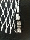 Custom White Knitted Knotless Net , Ornament Monofilament Netting