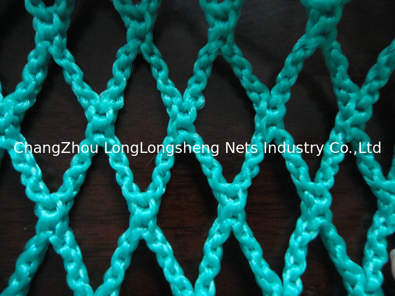 Polyethylene HDPE Fishing Nets , Super Multifilament Knotless Fishing Rope Net