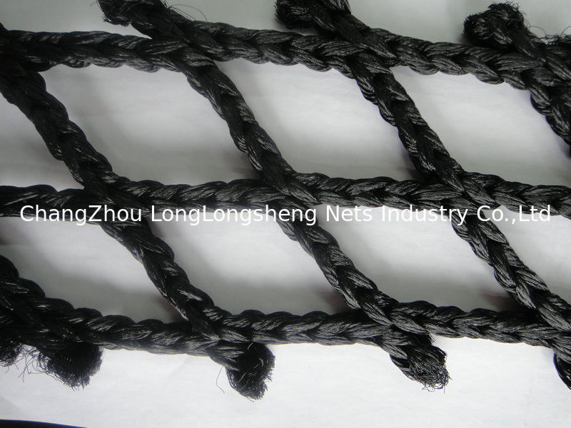 Multifilament Knotless HDPE Decorative Fishing Net Mesh Size 100mm to 700mm